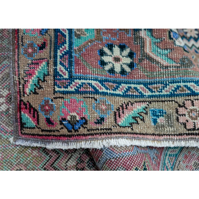 Taupe Turkish Vintage Rug 10' x 12'8" #20585 For Sale - Image 8 of 8