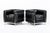 Mid-Century Modern Pair of Cassina Lc2 Black Leather Petit Lounge Chairs by Le Corbusier For Sale - Image 3 of 18