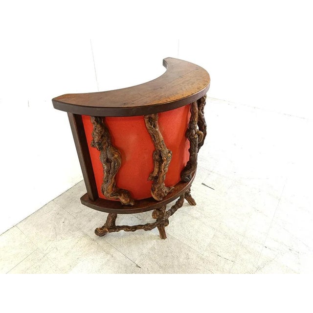 1950s Vintage Vine Wood Bar, 1950s For Sale - Image 5 of 12