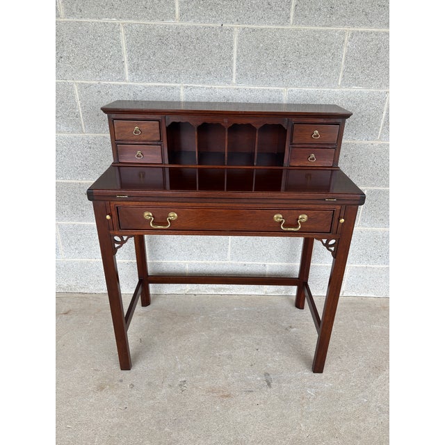 Description: Tradition House Collection Georgian Style Cherry Flip Top Writing Desk. Very Good Condition. Comes from the...