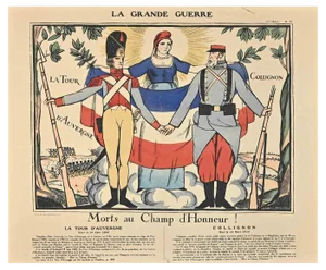 Benito, La Grande Guerre, Woodcut, Early 20th-Century