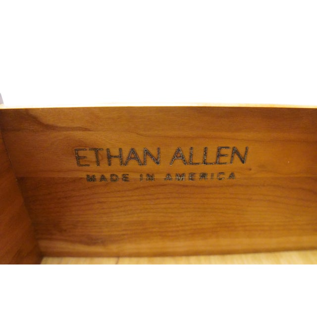 Vintage Ethan Allen American Impressions Cherry Cabinet For Sale - Image 17 of 18