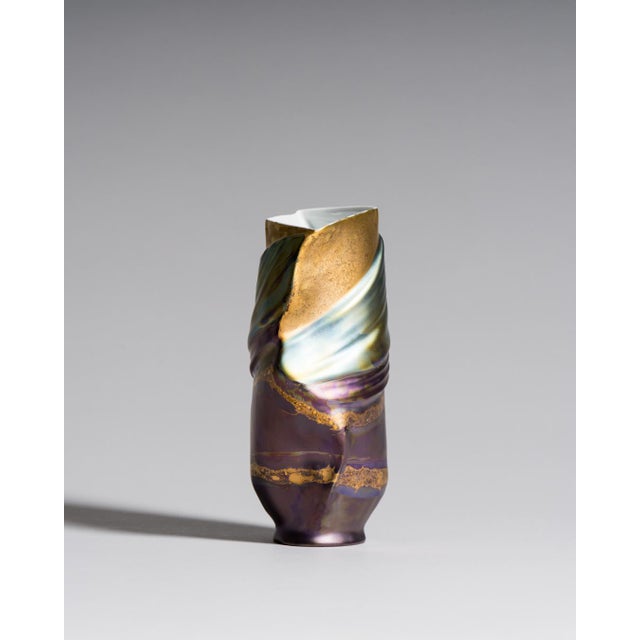 Porcelain Eosin Vases by Johan Van Loon and Helmut Drexler for Rosenthal, 1990s, Set of 2 For Sale - Image 12 of 18