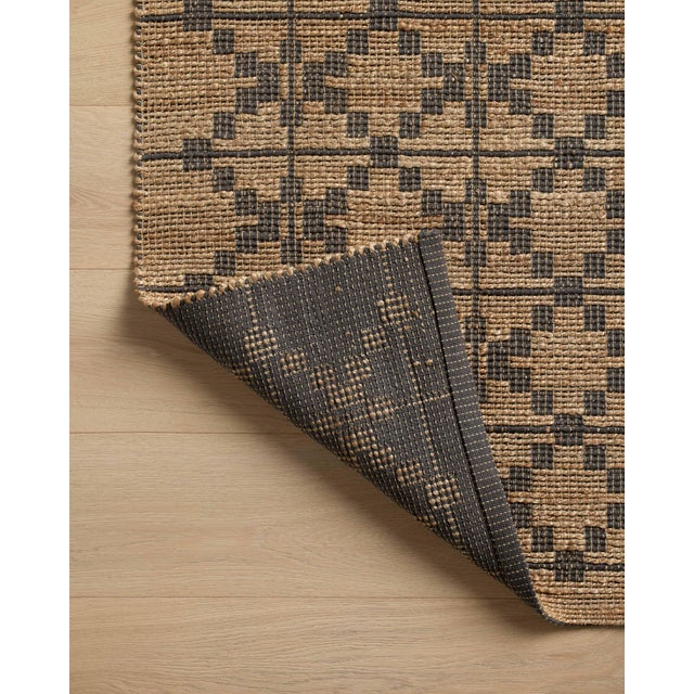 Chris Loves Julia x Loloi Judy Natural / Graphite 8'-6" x 11'-6" Area Rug For Sale In Dallas - Image 6 of 6