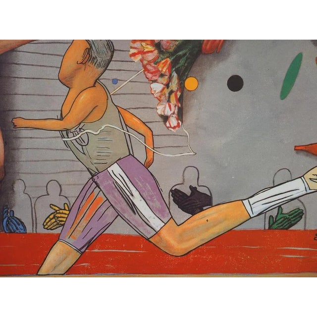 Pat Andrea, Tribute to the Runner (Marathon), 1992, Original Lithograph For Sale - Image 8 of 9