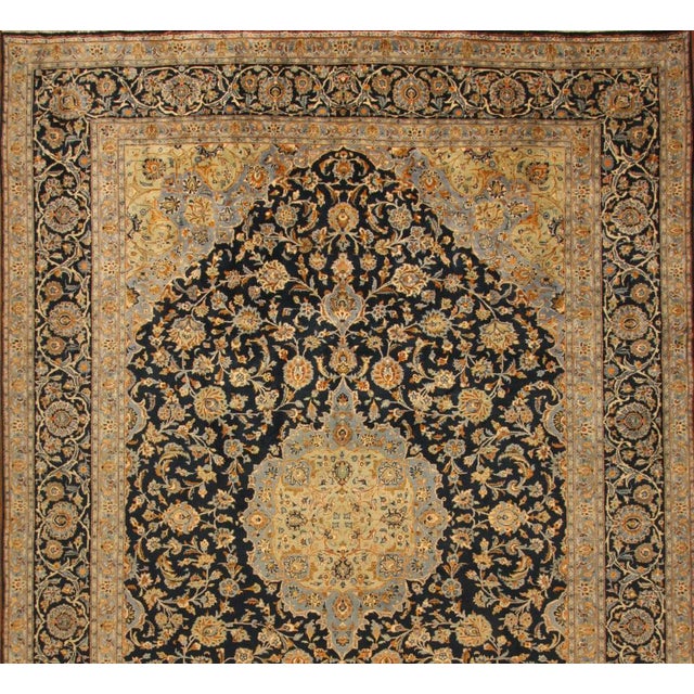Middle Eastern Hand-Knotted Rug For Sale - Image 3 of 11