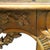 Floral & Scallop Carved Walnut & Burl Cabriole Legged Low Table C1930 For Sale - Image 6 of 11