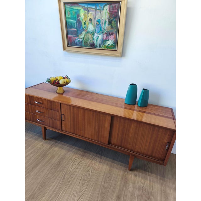 Minimalist Modern Wooden Buffet, 1970s For Sale - Image 15 of 18