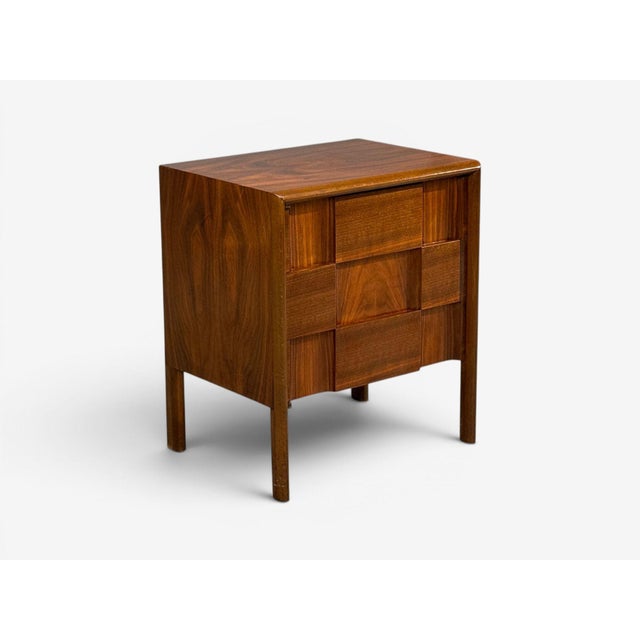 Edmond J. Spence, Sculptural Nightstands, Walnut, Sweden, 1950s For Sale - Image 4 of 14