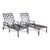 Pair of Richard Frinier Designed for Brown Jordan “Venetian” Pattern Chaise Loungers - Restored For Sale