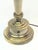 Vintage Stiffel Hollywood Regency Brass & Ivory Enamel Pineapple Table Lamp No For Sale - Image 10 of 13