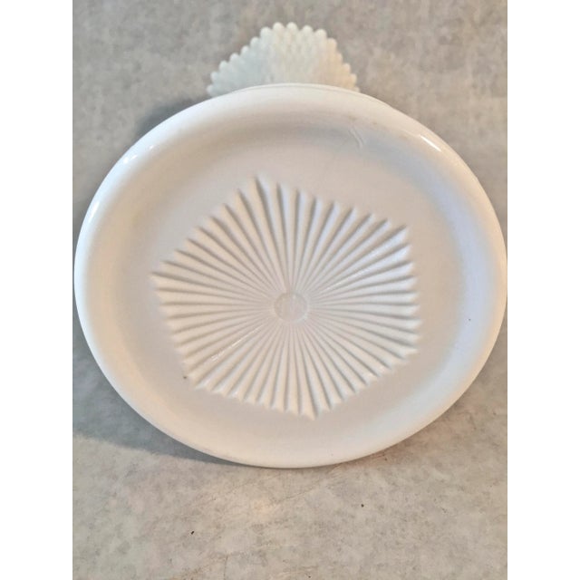 Large Vintage Milk Glass Vase 13 1/2 “ Tall For Sale - Image 4 of 5