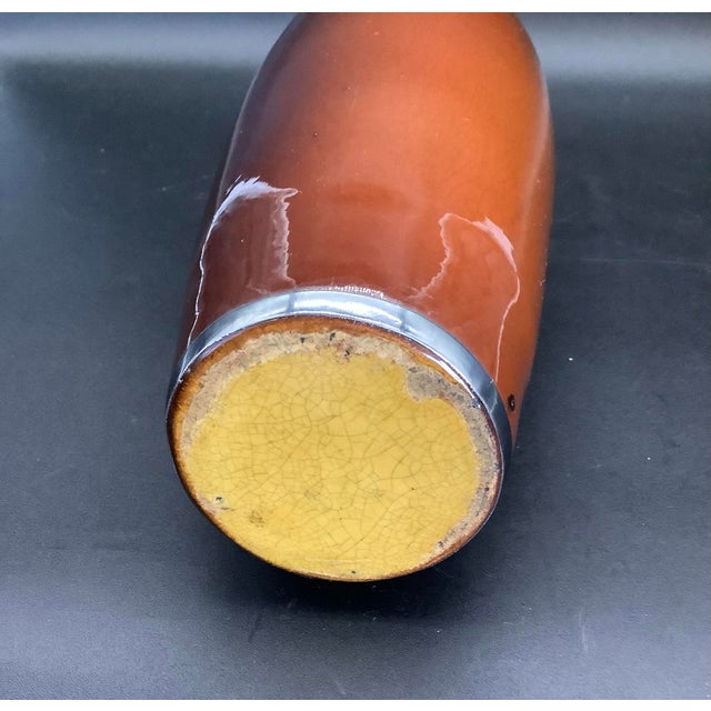 1910s Louwelsa Weller Silver Overlay Vase, Unsigned For Sale In New York - Image 6 of 9