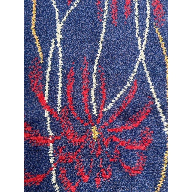 Small Vintage Swedish Rug, 1960s For Sale - Image 13 of 18