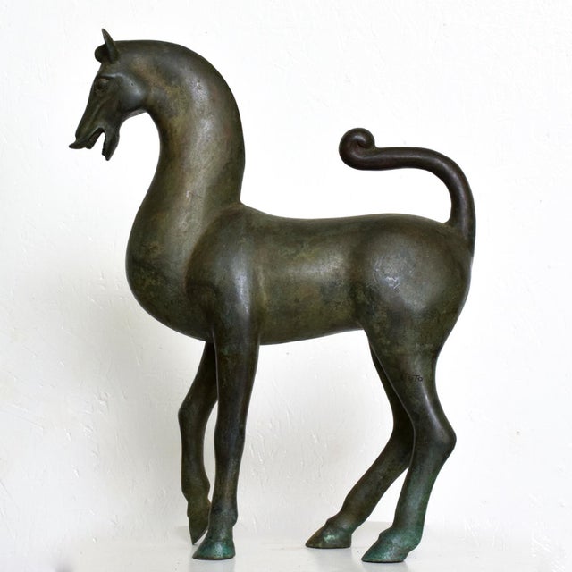Antique Bronze Sculpture Horse Fine Antique By Toto Chairish