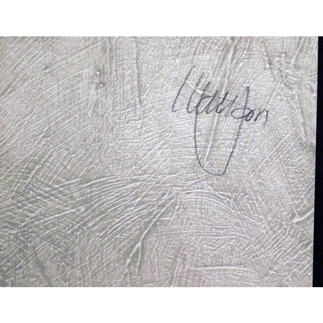 1980s Keefer "Taos for Chris" Signed Numbered Collagraph Art 3 Pcs, 2 Looks For Sale - Image 10 of 10