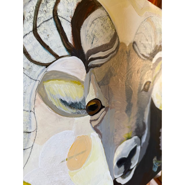 "Ram Stare" a Ram Painting For Sale - Image 12 of 12
