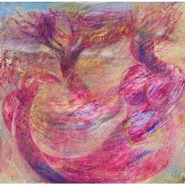 Sebastiano Sanguigni, Siren, Oil Painting, 1980s For Sale - Image 4 of 4