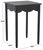 Contemporary Paislyn Accent Table in Matte Black For Sale - Image 3 of 7