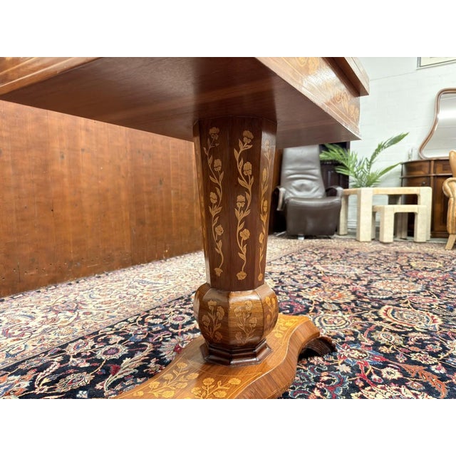 Wood Dutch Marquetry Game Table, 19th Century For Sale - Image 7 of 17