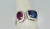 1980s 18k Blue and Pink Sapphire Diamond 3.28 Carats Ring Size 6.5 For Sale In Los Angeles - Image 6 of 9