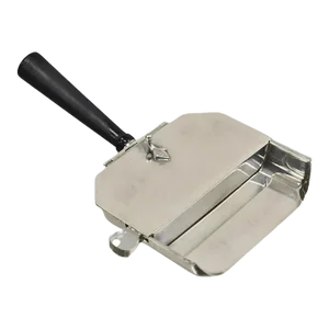 Early 20th Century Sheffield Silver Co. Usa Silver Plated Butlers Crumb Catcher Tray With Broom