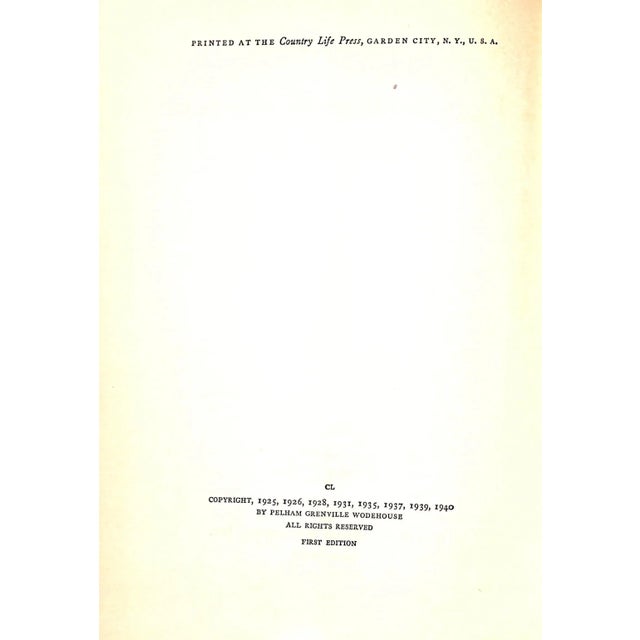 Traditional "Eggs, Beans and Crumpets" 1940 Wodehouse, p.g. For Sale - Image 3 of 7