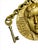 For your consideration. . . An extremely rare L' HOTEL PARIS Oscar Wilde bronze medallion key fob, complete with the hotel...