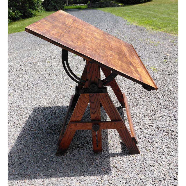 1940s Keuffel and Esser Popular Drafting Table For Sale In New York - Image 6 of 16