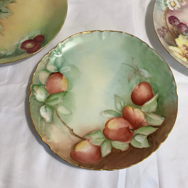 Offered here are 3 differently painted Limoges wall plates, they can be used as serving dishes as well. One plate has...