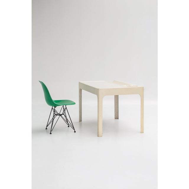 Cream Vintage White Ozoo Desk by Marc Berthiers for Roche Bobois, 1960s For Sale - Image 8 of 8