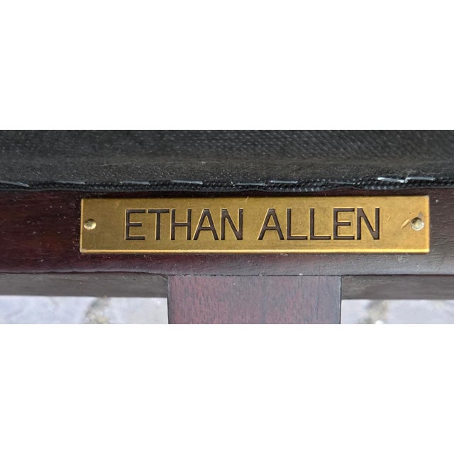 1990s Rare Ethan Allen Double Cane Empire Sofa Couch West Indies British Classic For Sale - Image 18 of 18