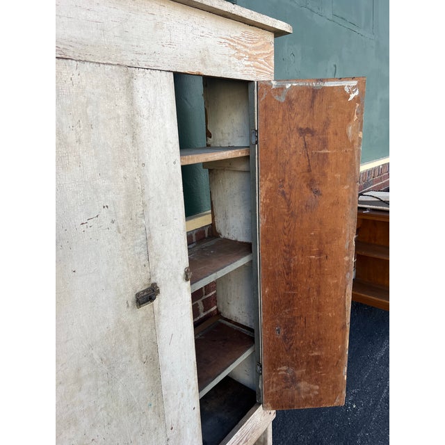19th Century Primitive Pine Jelly Cupboard For Sale - Image 11 of 12