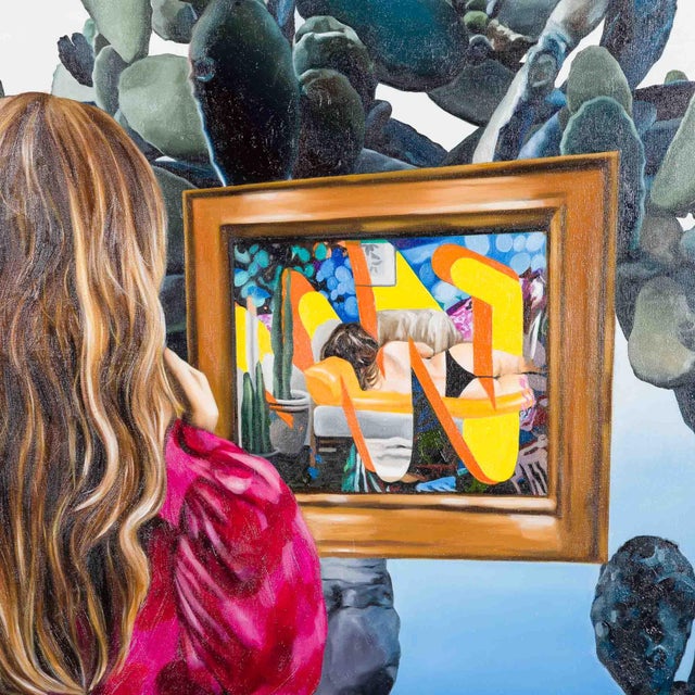 Aleksandra Prusinowska, On the Other Side of the Painting, Oil on Canvas, 2024 For Sale - Image 6 of 8