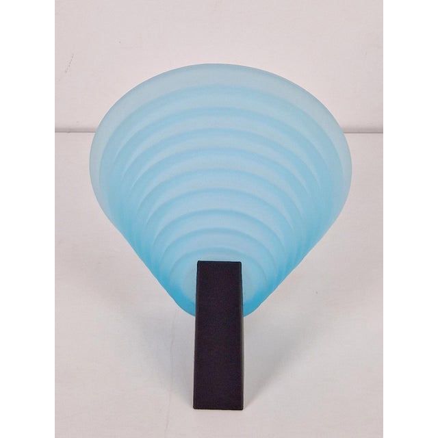 Metal Vintage Wall Lamp in Murano Glass from Mazzega, Italy, 1980s For Sale - Image 7 of 9