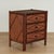 Pair of Vintage British Colonial Faux Bamboo and Grasscloth Stands For Sale - Image 13 of 18