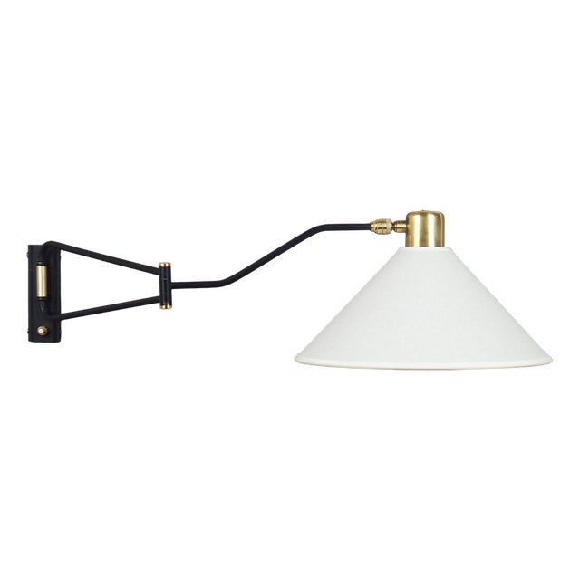 Wall Lamp attributed to René Mathieu for Lunel, 1950s For Sale