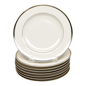 Franconia-Krautheim & Adelburg Silver Crown Salad Plates Set of 8