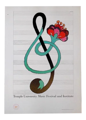 Vintage.Milton Glaser Signed Poster Lithograph