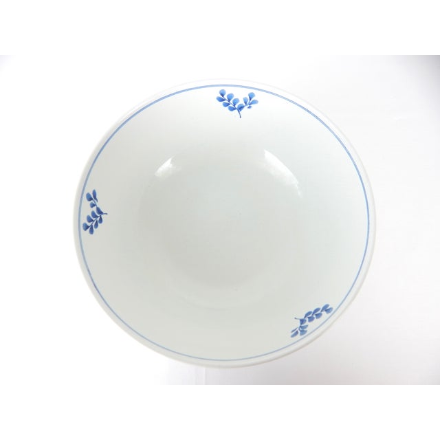 Mid 20th Century Mid 20th Century Royal Copenhagen Aluminia Tranquebar Blå Fajance Bowl For Sale - Image 5 of 11