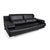 Modern Model 6500 2-Seater Sofa in Black Leather from Rolf Benz For Sale - Image 3 of 14