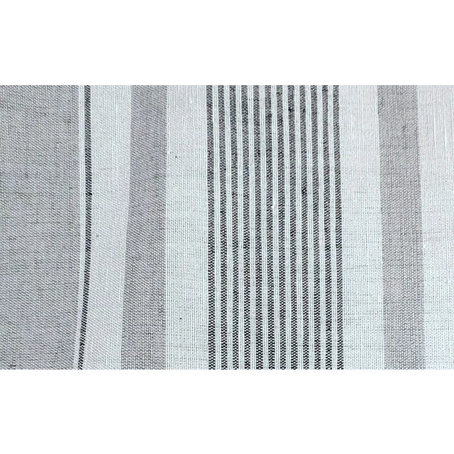 Rose Tarlow Vintage Rose Tarlow "Fidalgo" Gull Cotton Ticking Stripe- 5 Yards For Sale - Image 4 of 7