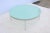 Metal Vintage Minimalist Nicos Zographos Round Glass and Stainless-Steel Coffee Table For Sale - Image 7 of 13