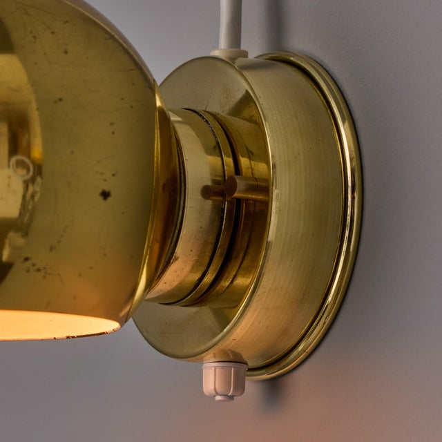 1970s Goffredo Reggiani 'Eyeball' Adjustable Perforated Metal Wall Lamps - a pair For Sale - Image 13 of 18