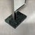 Vintage Italian Floor Mirror in Aluminum and Green Marble, 1970s For Sale - Image 12 of 15