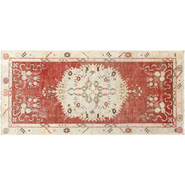 Textile 1960s Turkish Oushak Rug For Sale - Image 7 of 7