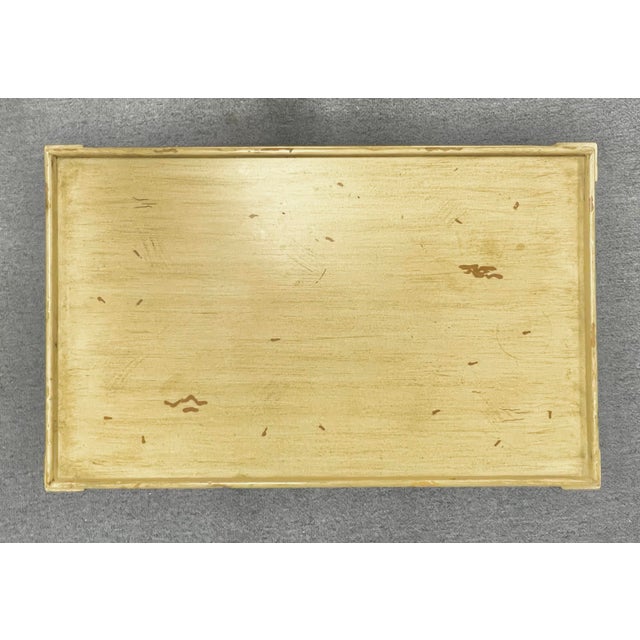 Cream Woodbridge Furniture Swedish Tier Table For Sale - Image 8 of 11