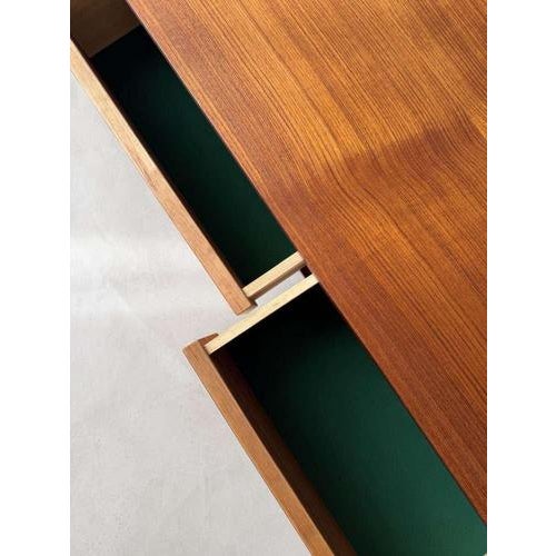 Japandi Lowboard Chest of Drawers in Teak, 1960s For Sale - Image 4 of 10