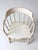 Wood Antique White Painted Windsor Captain's Chair With Spindle Back For Sale - Image 7 of 16