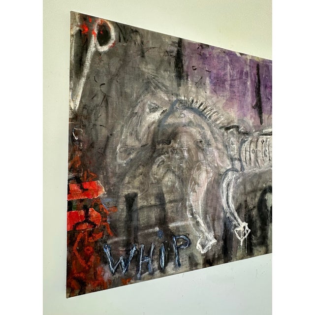Large Abstract Painting by Roderick Coles For Sale - Image 10 of 11